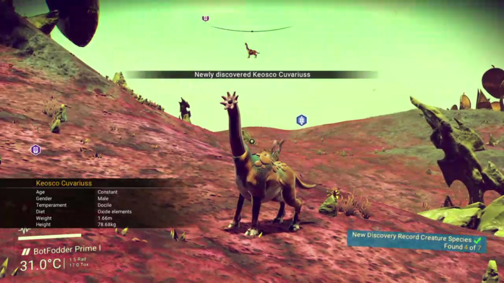 Some of the creatures were quite weird