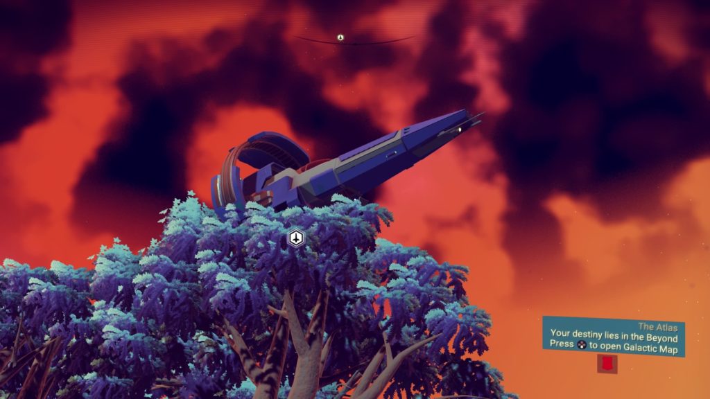 It was an ice planet, so I guess the trees were frozen enough to hold the weight of the ship?