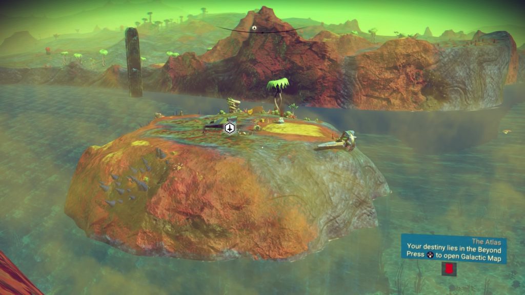 After searching five wreck sites for a body style I saw, it was at the fifth one ... on this tiny little island.  It took several tries to get BDF parked where it is.